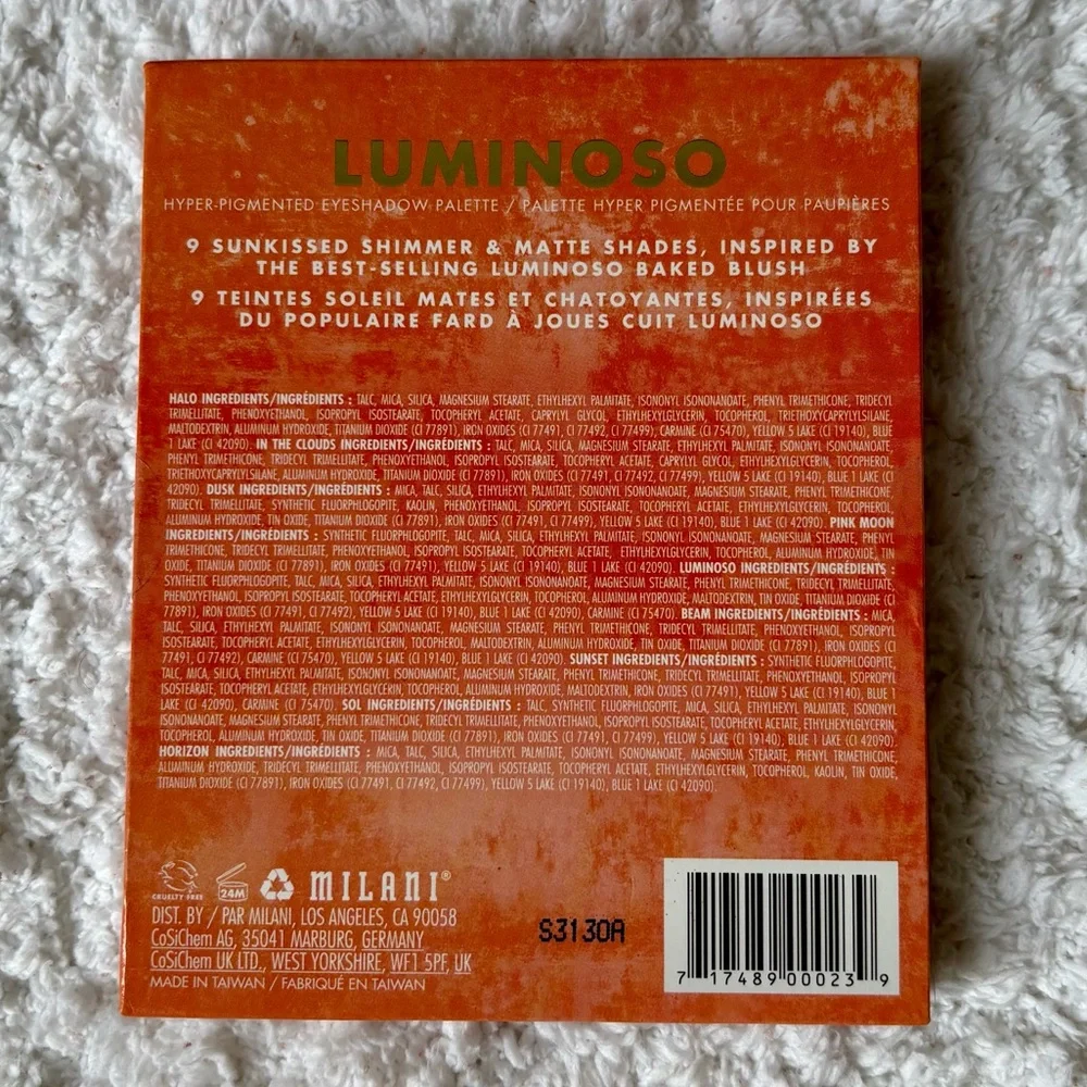 Milani Luminoso Eyeshadow Palette